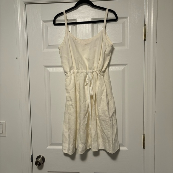 Eileen Fisher Linen drawstring waist Dress - Picture 1 of 5